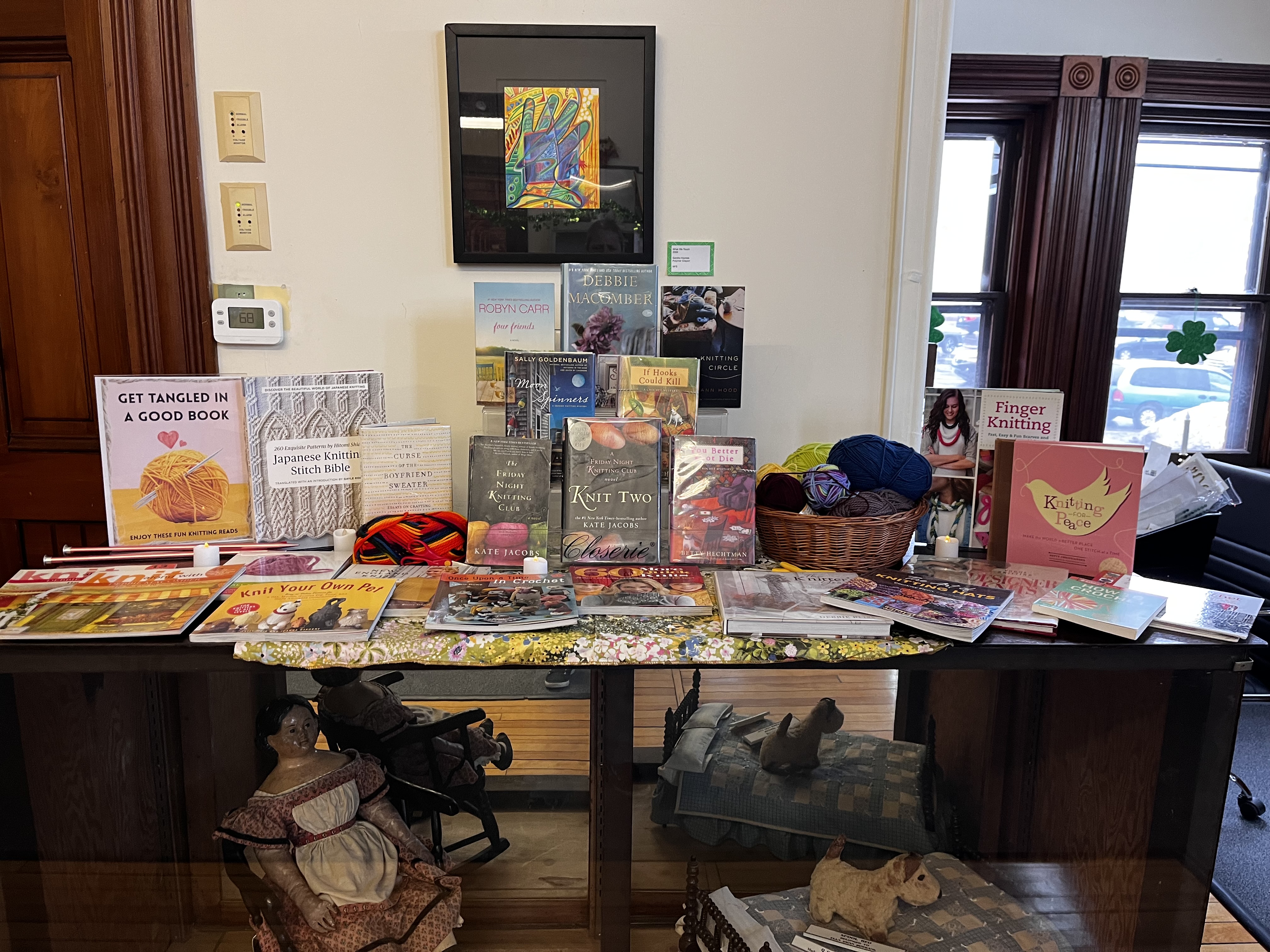 knitting display march